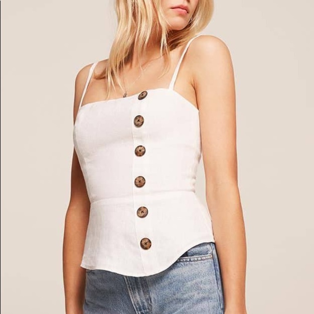 Reformation Shell Top